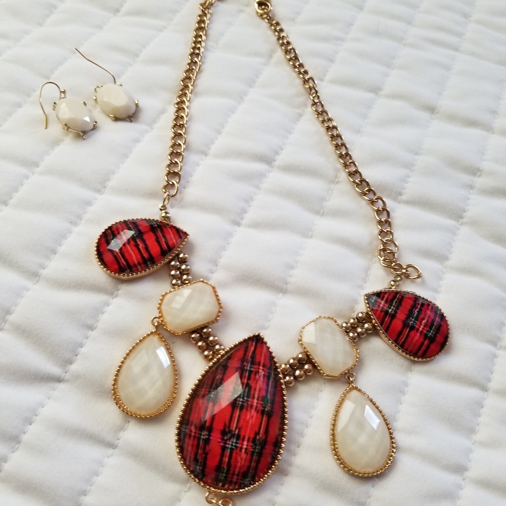 Fashion Necklace and Matching Earrings
